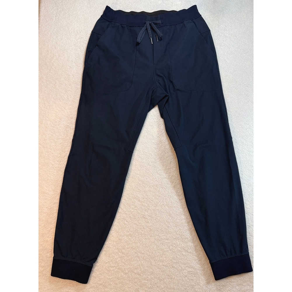 Lululemon ABC Jogger Navy Blue Mens Large Warpstreme Pants LM5BLMS